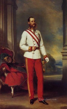  Joseph Pintura al %C3%B3leo - Francisco José I, emperador de Austria, retrato de la realeza Franz Xaver Winterhalter
